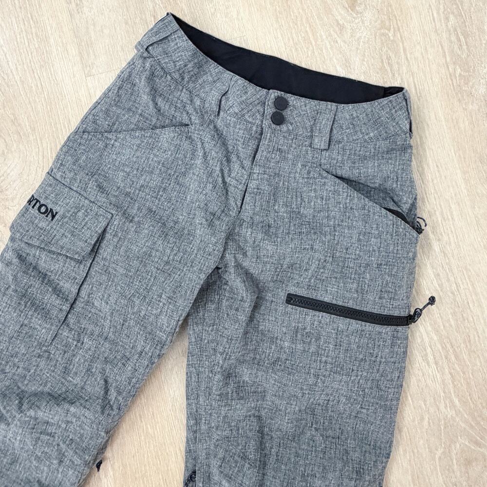 Women’s Burton Exile Cargo Snowboarding Ski Pants Gray Size XXS - Picture 2 of 8